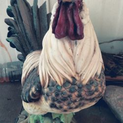 Vintage Rooster Statue