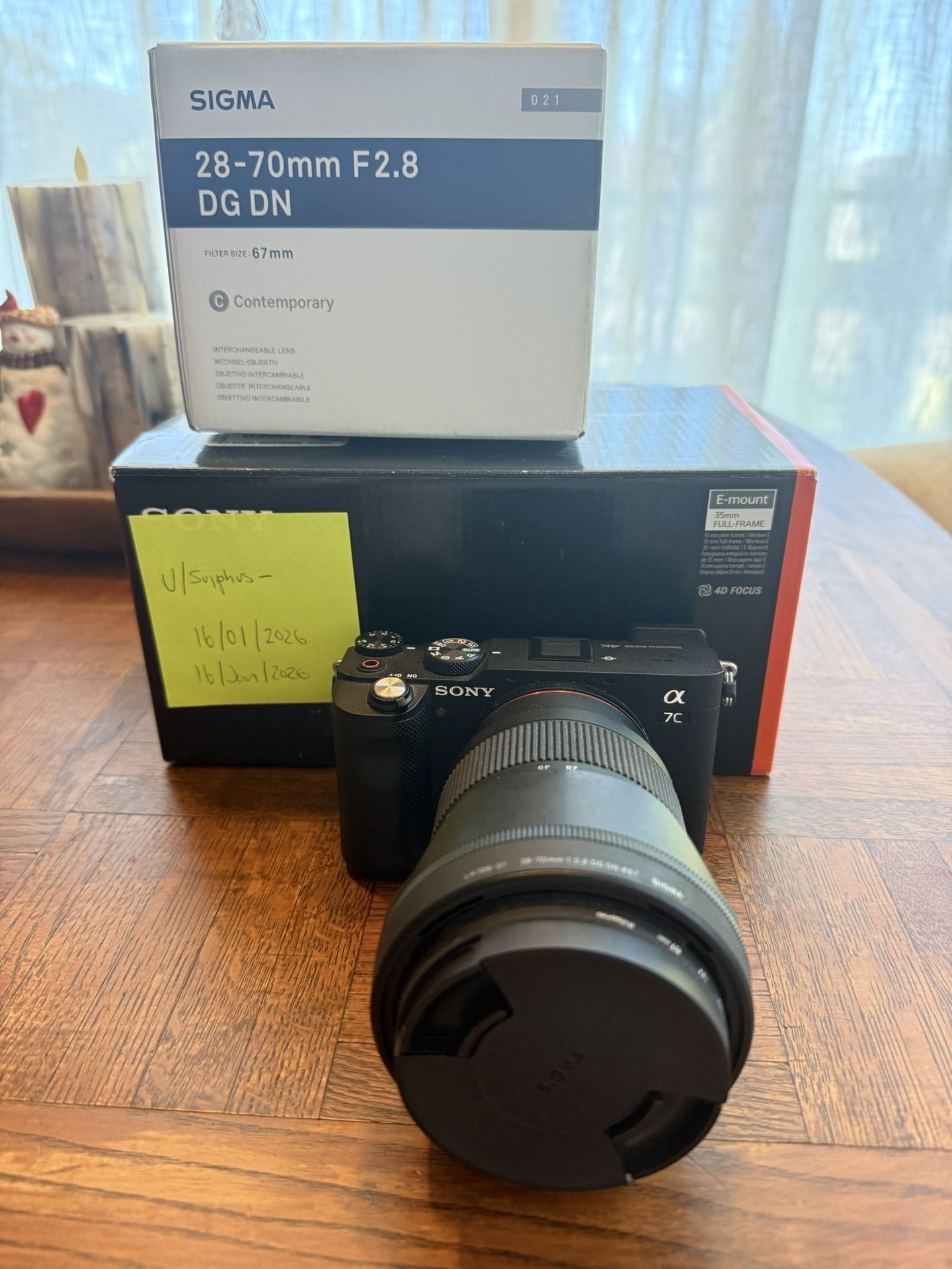 Sony a7c with Sigma 28-70mm f/2.8 lens - 1700 Shutter count, Excellent condition