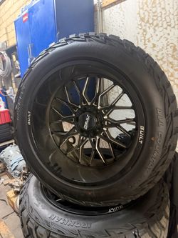 Wheels and new tires 22” 6x5.5