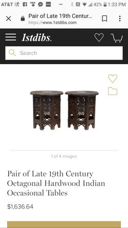 Decorative Antique Indian tables
