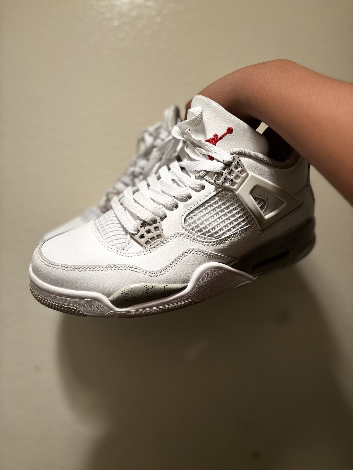 air jordan 4 oreo white