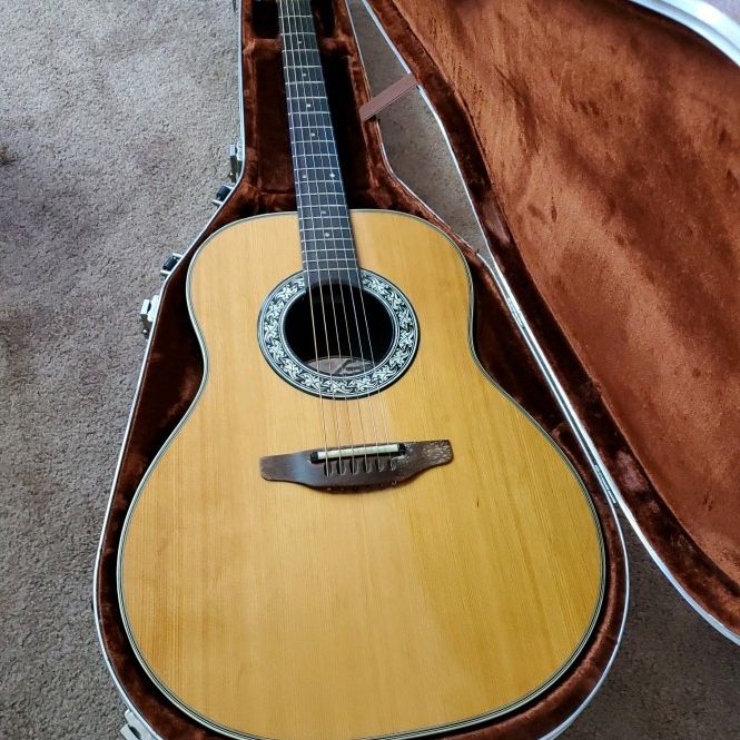 1974, Ovation acoustic/electric Guitar, Model 1621-4,