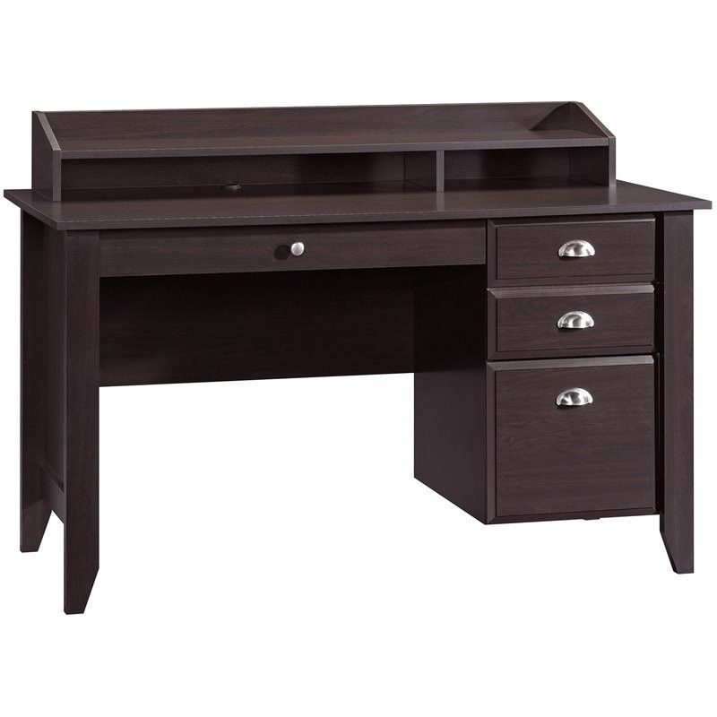 Sauder Shoal Creek Computer Desk in Jamocha Wood