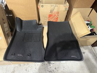 Mustang Molded 3D Front Car Mats