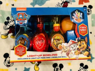 Paw Patrol Light Up Bowling Set