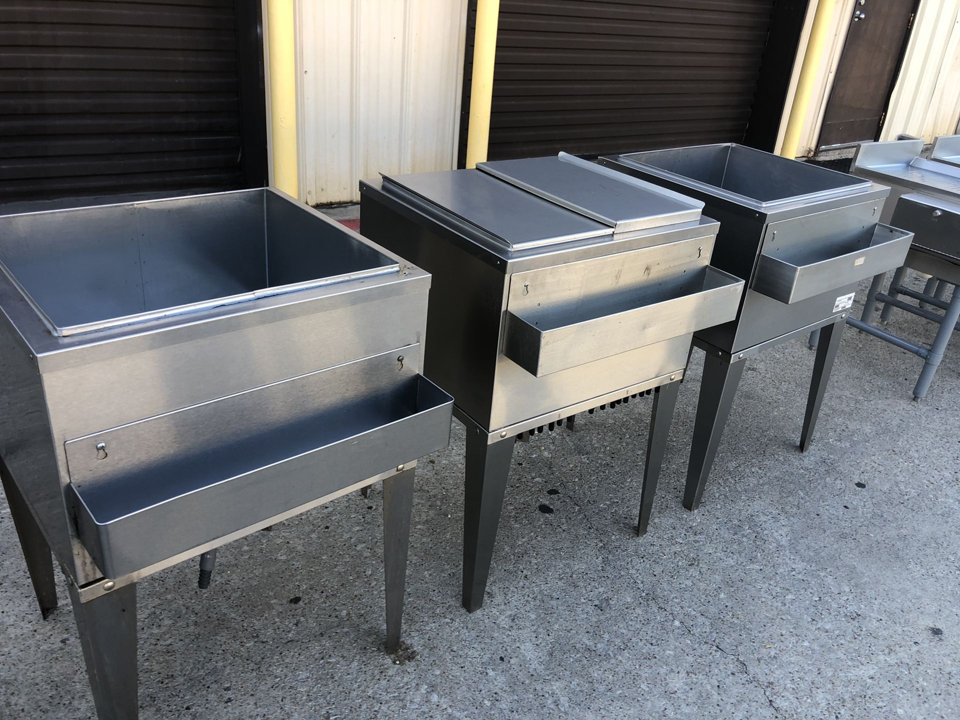 Assorted Size Back Bar Ice Jockey Boxes (Prices Vary)