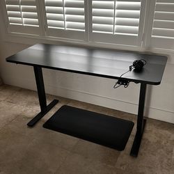 Stand up desk plus floor mat