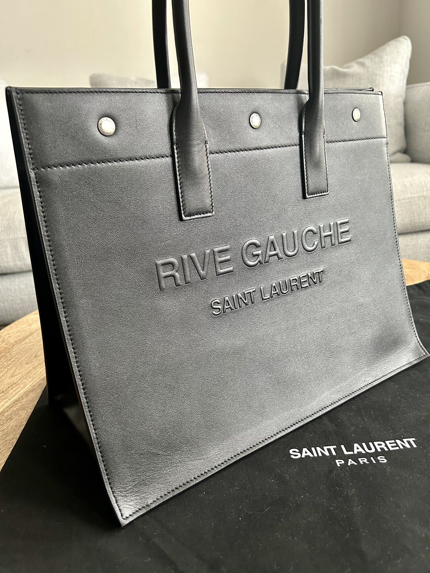Saint Laurent Leather Tote 