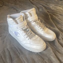 White Champion High Tops Size 12