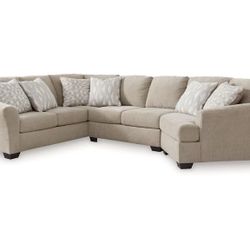 Stunning Cuddler Style Sectional!