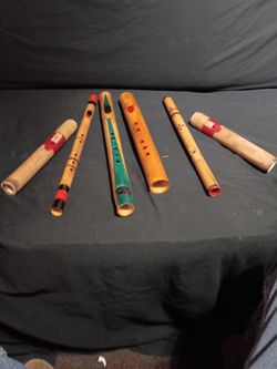 HANDMADE NATIVE AMERICAN BAMBOO FLUTES