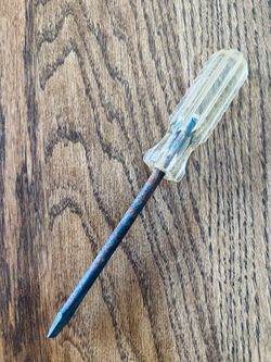 J & H USA Vintage Flathead 7” Screwdriver - Vintage Tools
