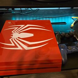 Ps4 Pro Spiderman Edition + Games