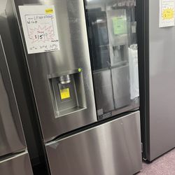 Refrigerator, LG 36” New Open Box Door In Door Fridge 