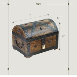 Wooden Treasure Box 