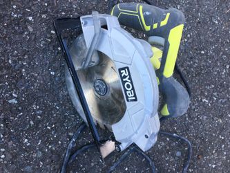 Ryobi skill saw corded (laser guided)