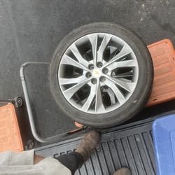 Chevy Rims. With Tires 265/45 R 21.