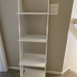 White Slanted Shelf
