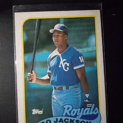 Topps 89 Bo Jackson 