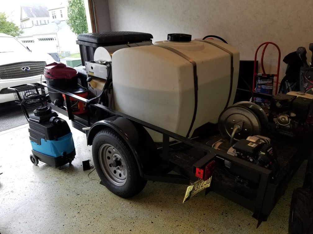 Mobile detailing trailer And Pressure Washer 