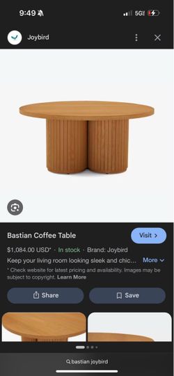 Joybird coffee table