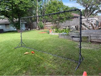 Large soccer rebounder/sports barrier