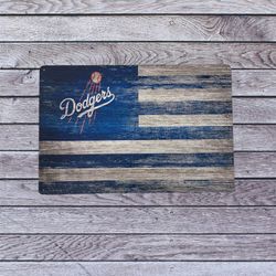Los Angeles Dodgers Vintage Style Antique Collectible Tin Metal Sign Wall Decor