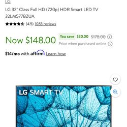 LG TV 32 Inches