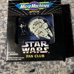 Limited Edition Star Wars Micro Machine Millenium Falcon & Hans Solo