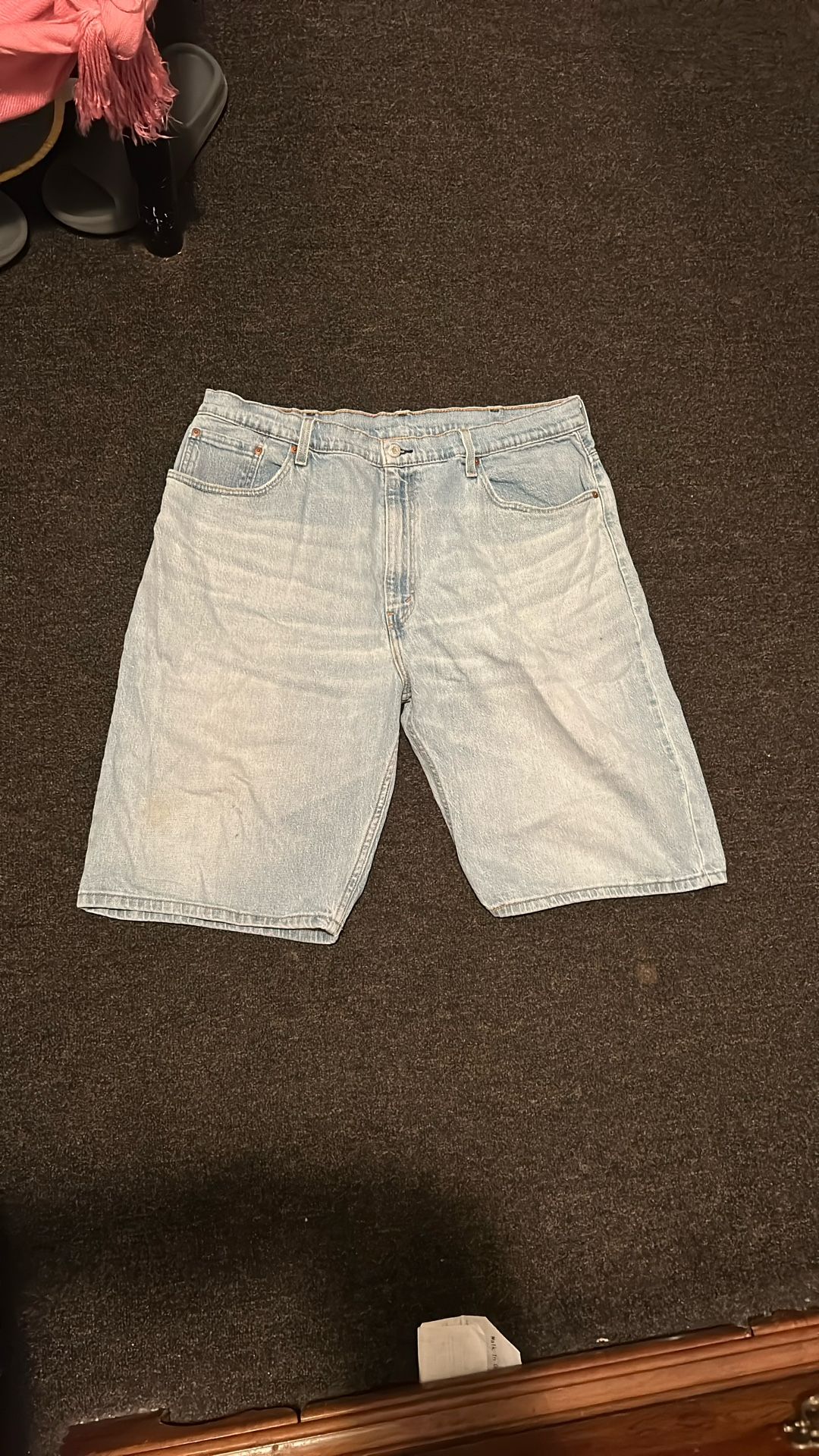 Light Blue Levi’s Jorts