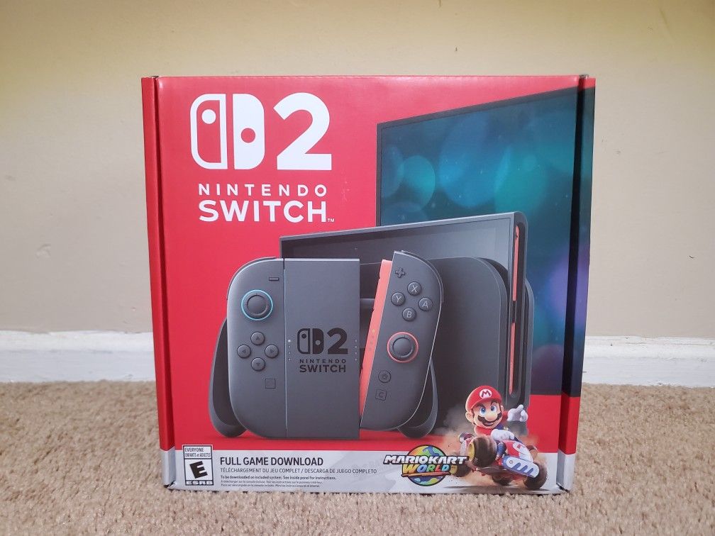 Nintendo Switch 2 + Mario Kart Bundle - BRAND NEW