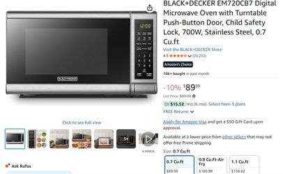 microwave - lightly used