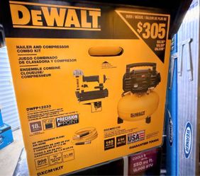 Dewalt Nail & Compressor Kit