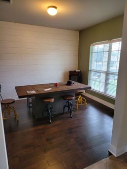 Modern Large Wooden Dinning Room Table