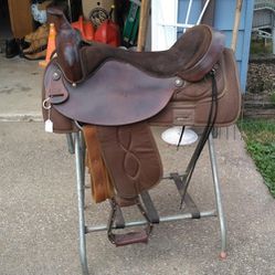 Big Horn Cordura Synthetic Saddle 