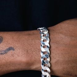 6 Mm Sterling Silver Chain Bracelet 