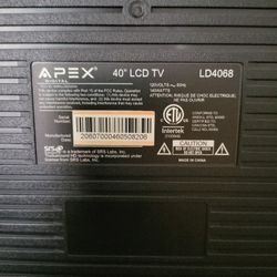 USED Apex 40" LCD TV