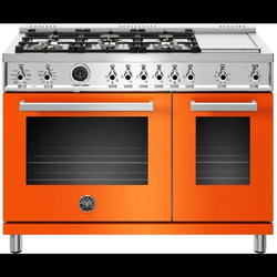 Bertazzoni PROF486GDFSART Dual Fuel Range, 48 Inch