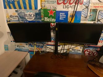 Complete dual monitor work set up
