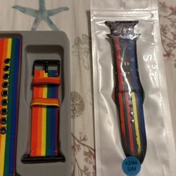 2 Apple Pride Watch Bands S/M 
