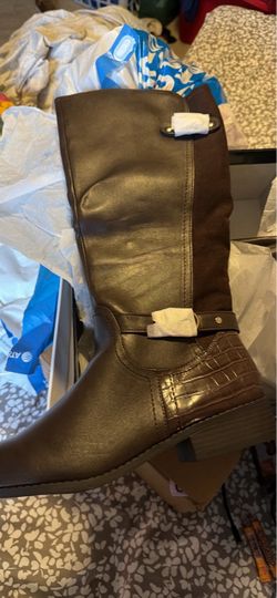 Brown Knee-High Riding Boot