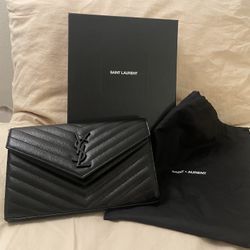 YSL Cassandre Matelassé Wallet-On-Chain Purse