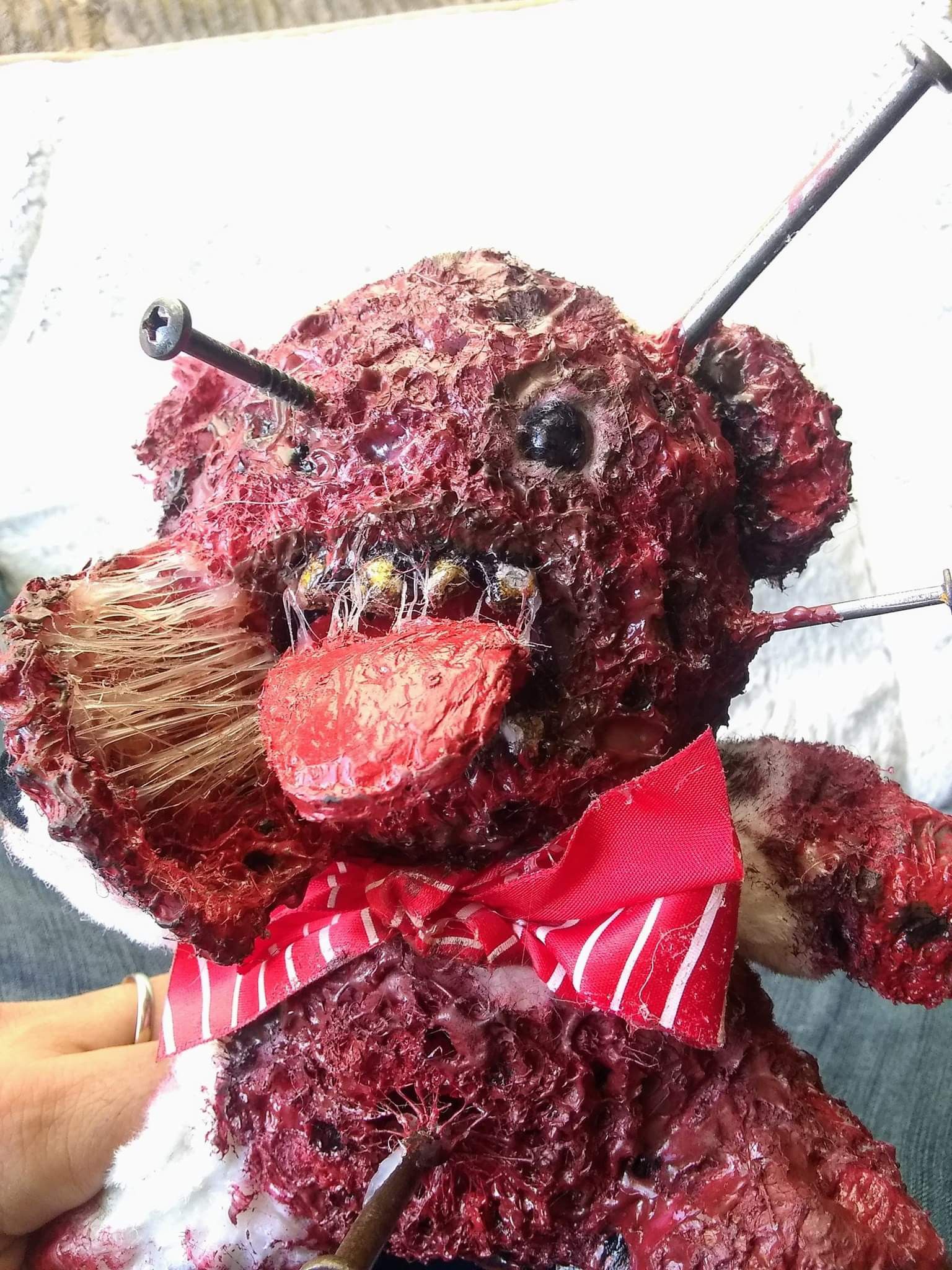 Zombie Teddy bear horror Halloween