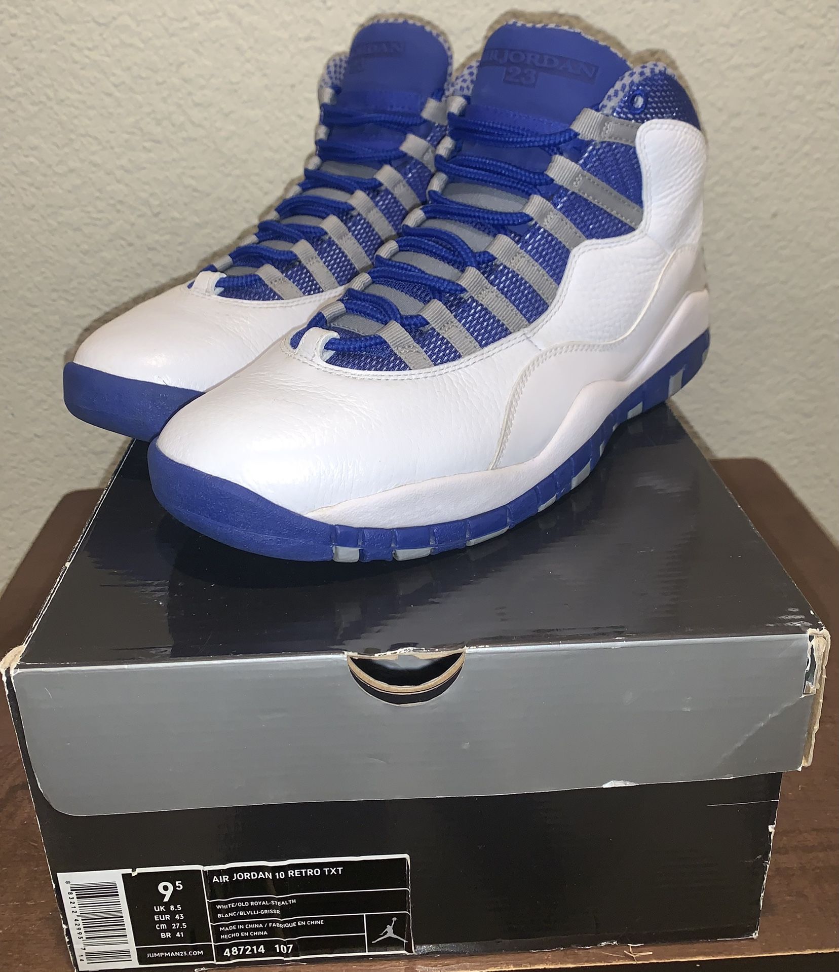 Air Jordan 10 Retro Old Royal Blue Sz.9.5