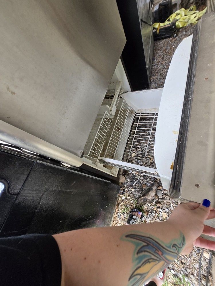 Fridge With Pull Out Door