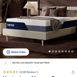 Nectar Luxe Memory Foam King Mattress