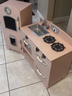 Kids wooden kitchen