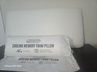 New qty 2 KING size cooling pillows $50 Obo