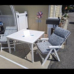 Patio table and chairs