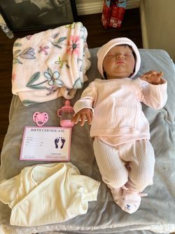 Realistic Reborn Baby Girl Doll 20” – With Accessories 💕